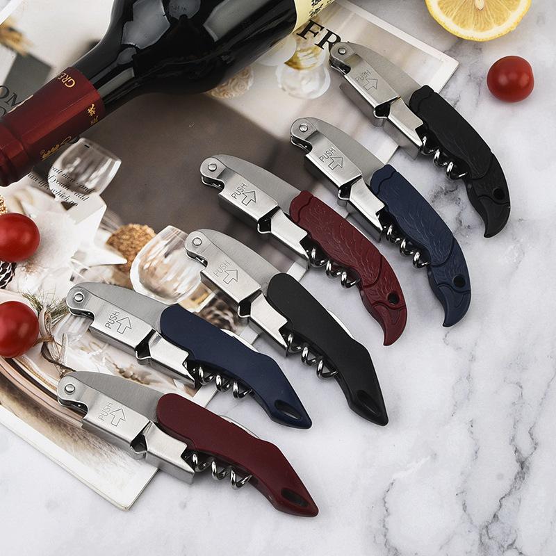 Многофункциональная открывалка для бутылок Креативная открывалка для бутылок пива и вина из нержавеющей стали Нож для вина из нержавеющей стали Открывалка для бутылок красного вина