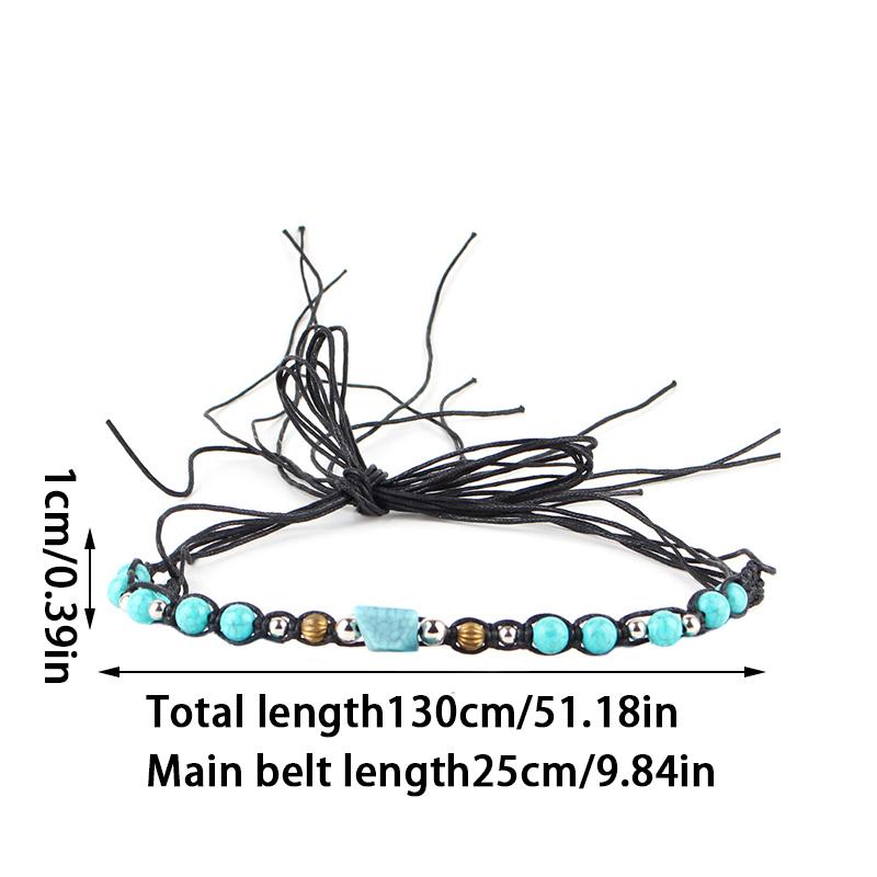 Men Women Hat Belts Braid Hat Bands Adjustable Cowboy Hat Accessories Classic Cowboy Hat Bands