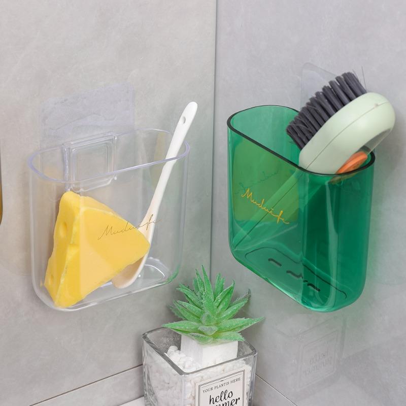 Пластиковые настенные ящики для хранения, водонепроницаемый органайзер для ванной комнаты, подставка для зубной щетки, косметики, держатель для мобильного телефона