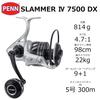penn Slammer Прочный и для офшорного джиггинга и IPX IV7500DX, Прочный, Кастинговый,