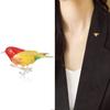Blucome Милая красочная брошь в виде ветки птицы, эмалированная женская брошь для костюма, сумки, булавки, ювелирные изделия, подарки на Новый год