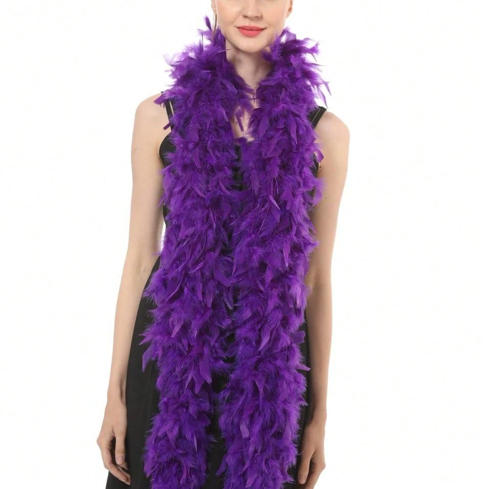 DIY Pink Turkey Feather Boa 2 Meter 40g 60g 90g Fluffy Chandelle Feathers for Carnival Party Dress Clothes Costume Scarf Shawl