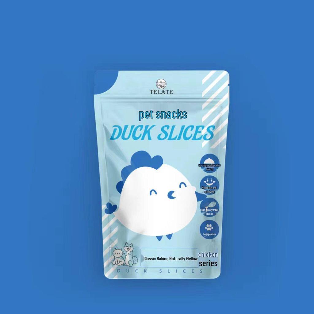 Лакомства для питомцев: DOKAS Куриные/Утиные Джерки для собак породы Померанский шпиц, Тедди, Бишон фризе - 250г