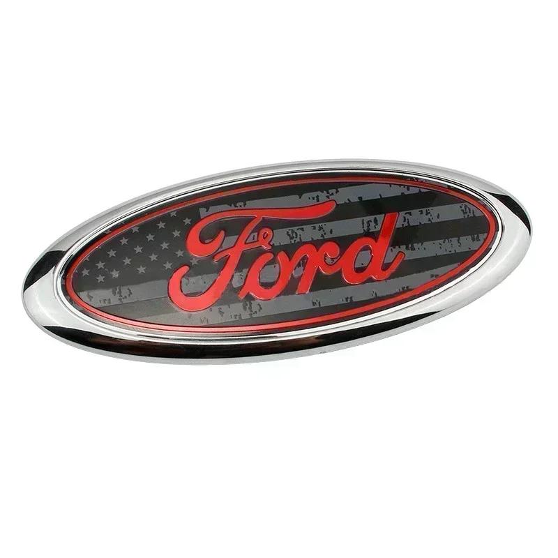 15x6см Наклейка на передний значок автомобиля Значок на багажник для Ford Mondeo Mk4 Mk5 Mk3 Ecosport Fiesta Escape Transit Kuga Focus Fusion Ranger