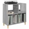 Record Player Stand Sonoma Grey 82 x 39.5 x 82.5 cm