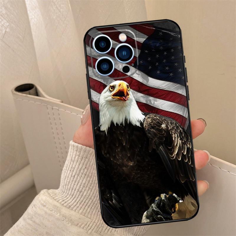 Чехол для телефона Флаг США Американский флаг Для iPhone 16 15 11 13 12 14 Pro Max 13 Mini 7 8 14 Plus XS Max X XR Чехол