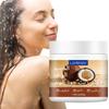 Coconut Oil Face & Body Scrub-Absorbing Water Like a sponge,Form a Moisturizing film-Nourishes the Skin and Makes It Smoother