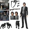 Medicom Toy Mafex 085 Джон Уик Глава 2 Экшн-фигурка со сменными головами и в коробочной упаковке