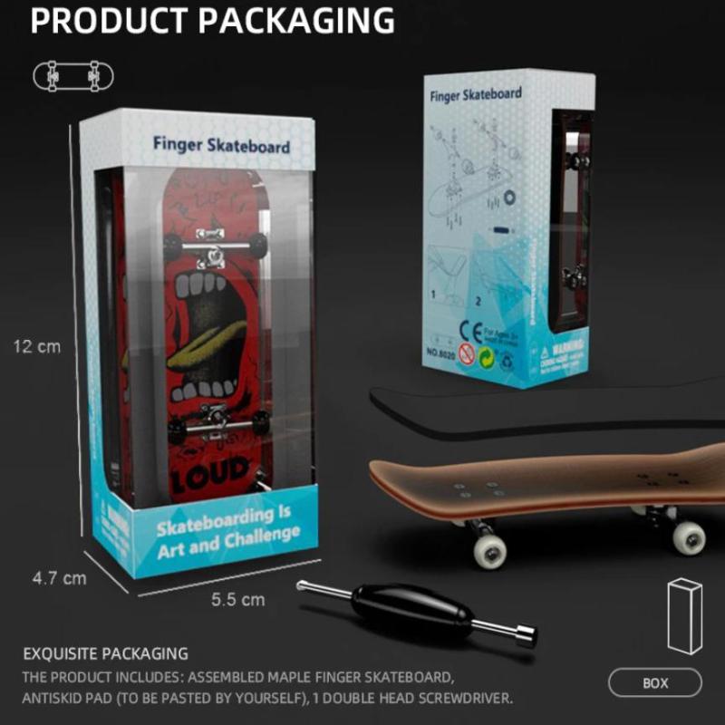 Игрушки Finger Skateboard Деревянный Finger Scooter Профессиональный Fingerboard Настольная игрушка Для взрослых Подростков/Детей