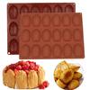 Силиконовая форма для печенья Мадлен, антипригарная форма для выпечки, пищевая, для приготовления печенья Мадлен, инструменты для выпечки, принадлежности, аксессуары