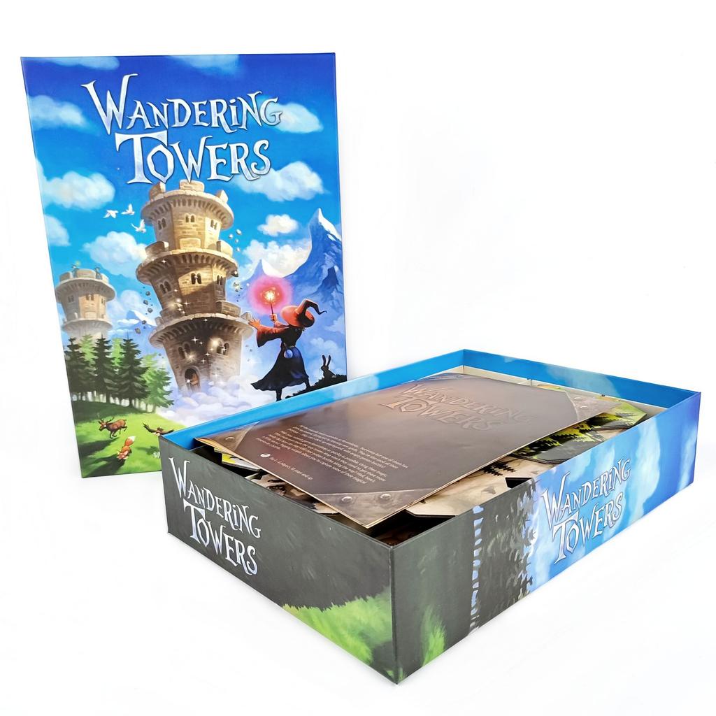 Настольная стратегическая игра «Блуждающие башни» Ловушки для волшебников Перемещение Магические заклинания Семейные игры для 1-6 игроков