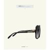Women's diamond-studded polarized round-frame sunglasses, TR90 material, shade 30