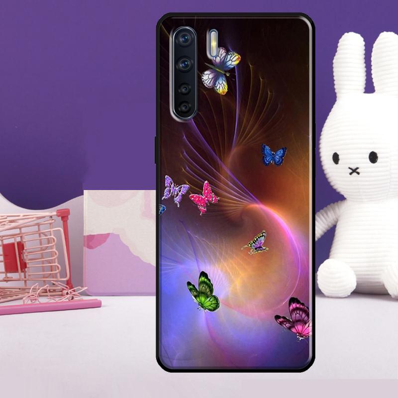 Colorful Butterfly Case For Oppo A18 A38 A78 A98 A58 A60 A80 A40 A96 A76 A16 A94 A74 A54 A15 A17 A57 A77 A5 Pro