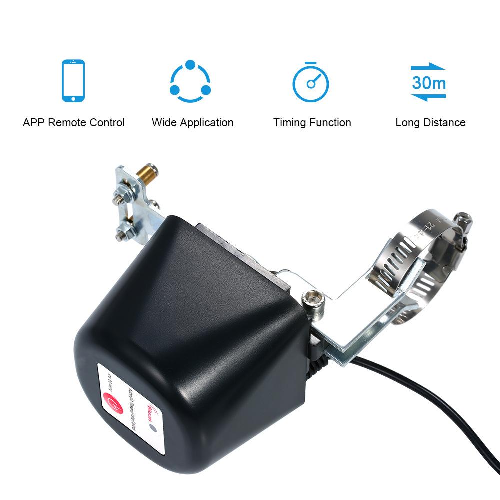 Tuya Zigbee Smart Valve Controller для водопровода с автоматическим выключением и управлением газом, совместимый с Alexa Google Assistant