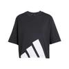 Essentials Loose Fit Crew Neck Comfortable Short Sleeve Drop Shoulder T-Shirt Women T-Shirts Black JG8736