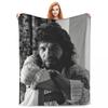 Теплые мягкие одеяла Travel Office Island Shrimp Flamenco Singer Throw Blanket Музыкант Фланелевое покрывало на кровать для стула, дивана, покрывало для кровати