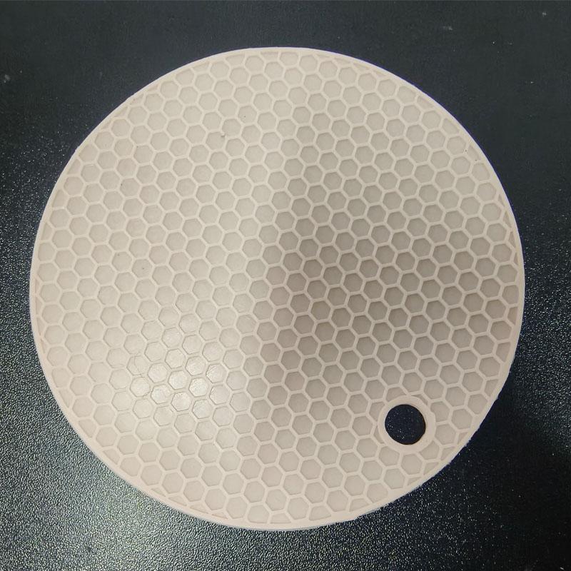 Round Heat Resistant Silicone Mat Drink Cup Coasters Insulation Non Slip Pot Holder Thicken Table Placemat Kitchen Accessories