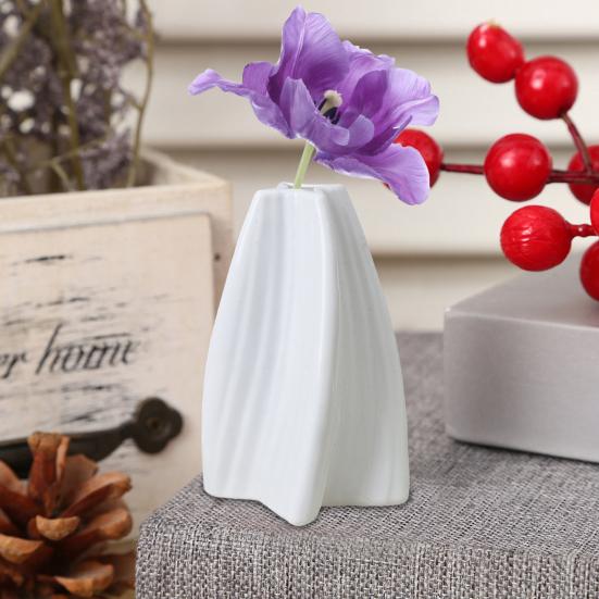 Скандинавская ваза для цветов Декоративная ваза современного искусства Небьющаяся бутылка для цветов для цветочной композиции Гостиная Домашний декор