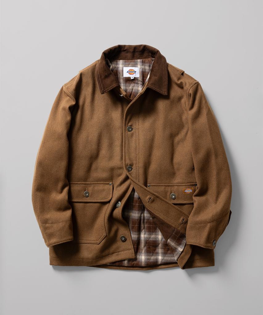 Dickies Шерстяная рабочая куртка Коричневая