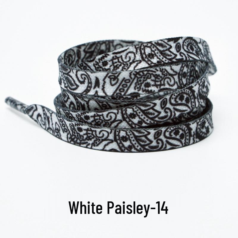 Cashew Flower Shoelaces for Air Force 1, Canvas Shoes, and Dunk Sneakers – Unisex