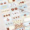 Sticker Pack Sauce Fruit Party Sweet and Clever Diary Series Handmade Account Stickers Decoration Base Collage Material