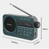 Портативный FM-радио, мини-FM-радиоприемник, уличный Bluetooth-динамик, TF-карта, USB-наушники, MP3-плеер, рекордер 70-108 МГц
