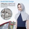 Cooling Hooded Headscarf Button Closure UV Protection Towel Quick Dry Portable Design Unisex Gym Towel