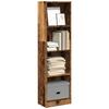 VidaXL Bookcase Old Wood 40x24x143 Cm Engineered Wood, Bookshelf, Book Holder, Book Support, Cabinet of 857790