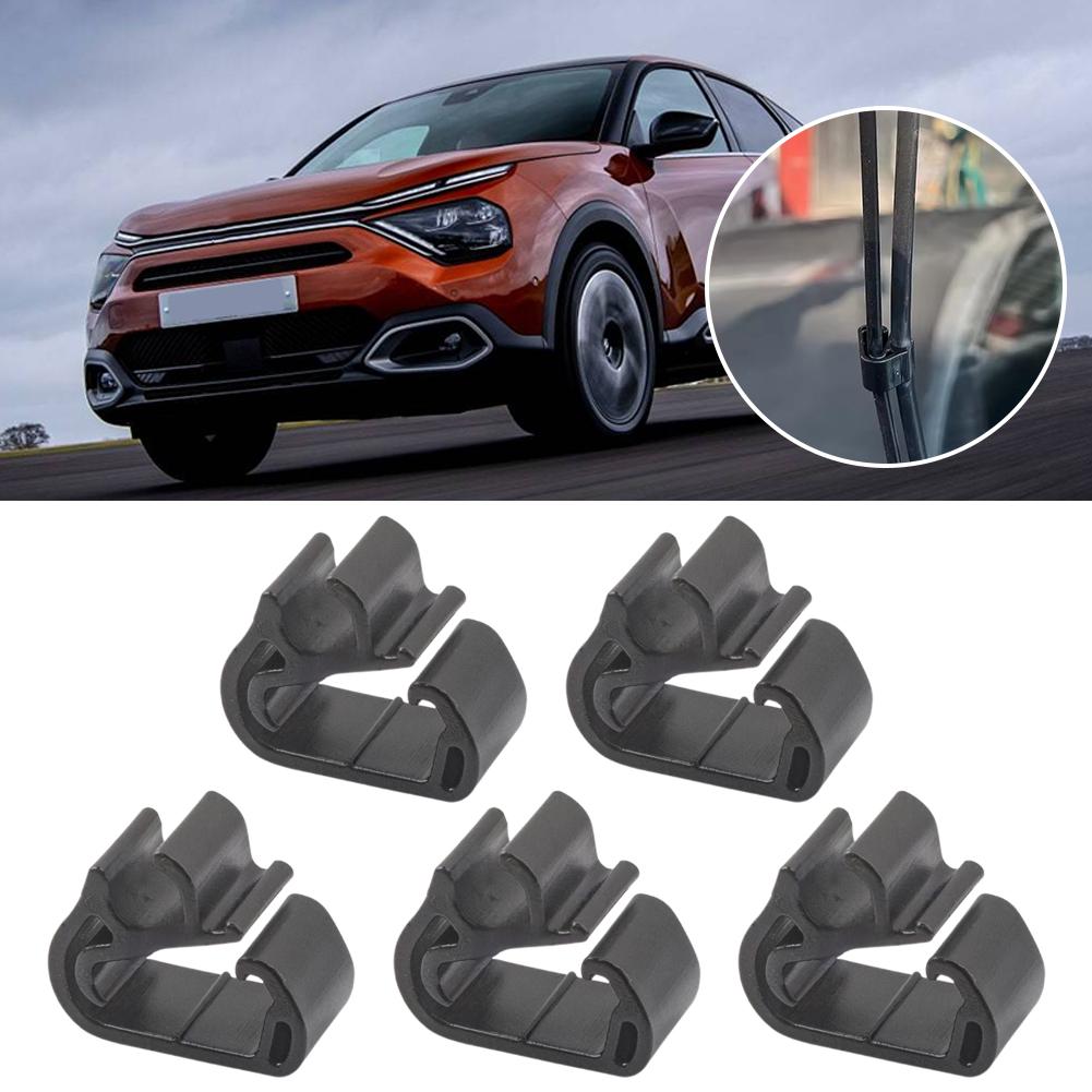 5pcs Wiper arm spray hose clip For Peugeot 3008 (P84) 5008 (P87) 408x for Citroen C5 Aircross C5x Accessories E2E4