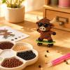 Набор для рукоделия «Хайлендская корова» из бисера, Милый 3D-подвеска-корова из бисера с разноцветным бисером и инструкциями, Набор для бисероплетения ручной работы для взрослых
