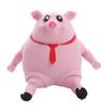 Pink Pig King Stress Relief Toy - Cute Squeeze Gorilla for Fun & Relaxation