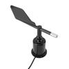 360 Degree Wind Direction Sensor Transmitter, ABS Wind Sensor Animometer Wind Direction Indicator Ideal for Outdoor Use Wind Measuring Supplies