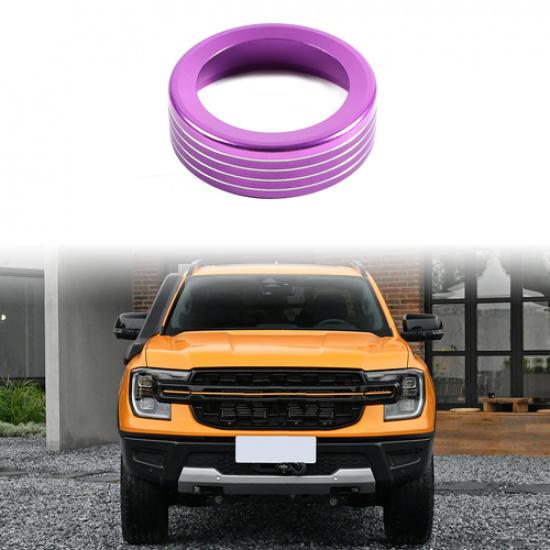 Фиолетовое сплавное кольцо-крышка для регулировки режима DRIVE MODE для Ford Ranger -2024