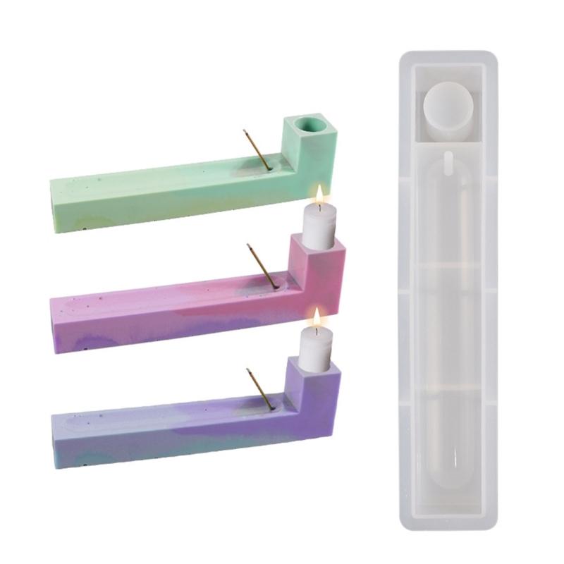 Подставки для благовоний, силиконовые формы, форма для эпоксидной смолы, подсвечник, форма для ароматерапии, инструмент для декора-палка