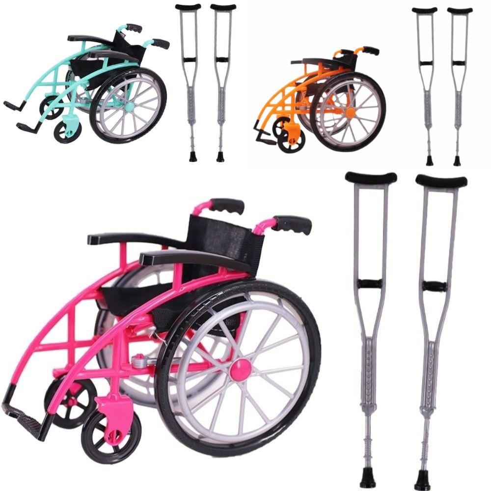 Simulation Playhouse Simulation Playhouse Toy Miniature Rehabilitation Wheelchair Educational Toy