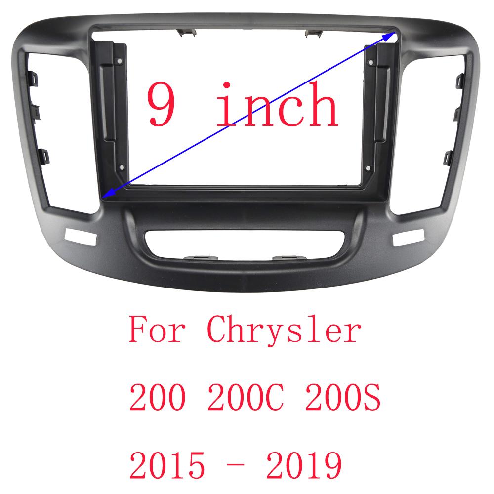 HAOCHEN Для Chrysler 200 200C 200S 2014-2018 Рамка для автомобильного радиоприемника Панель стереосистемы Жгут проводов Адаптер силового кабеля Canbus