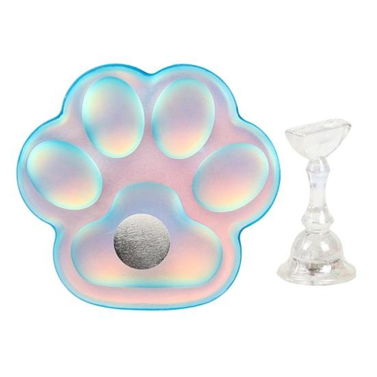 Подставка для практики ногтей, поддержка лап для маникюра, стабильная, экологически чистая кошка для ногтей, для художественной демонстрации навыков