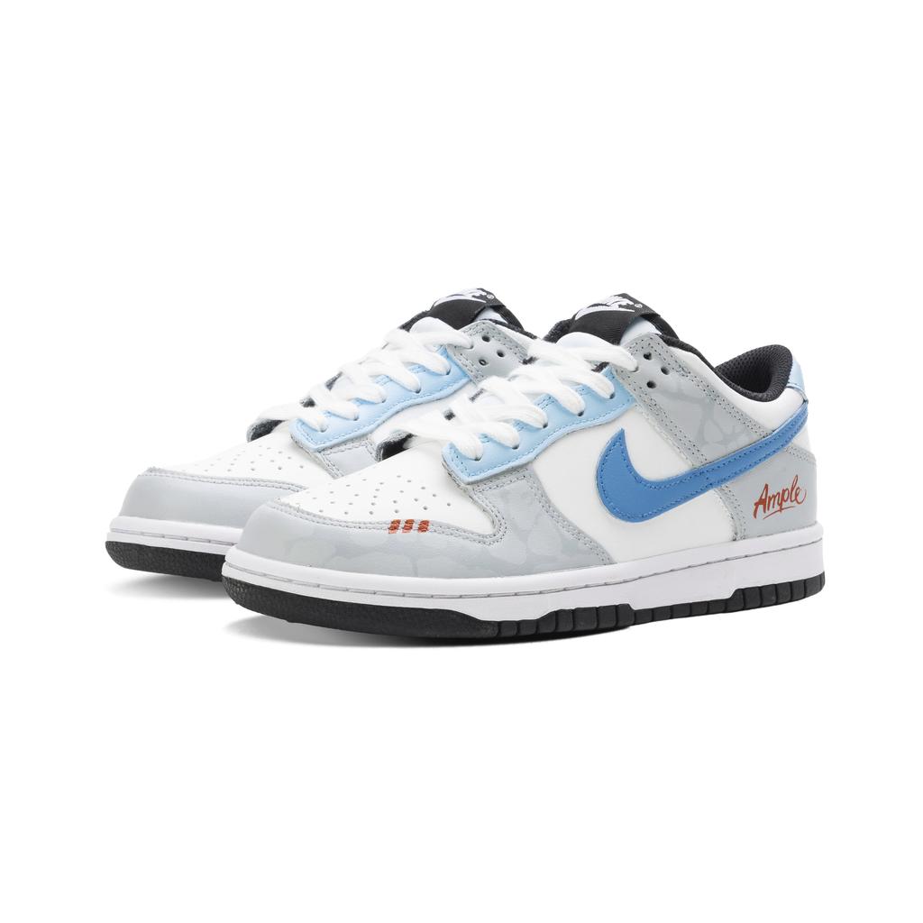 Nike Кроссовки для скейтбординга Nike Dunk Женские Низкие Синие/Серые CW1590-100(Команда44-)
