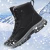 Осень / зима Мужские теплые хлопковые ботинки большого размера для улицы, противоскользящие и износостойкие, альпинистские зимние ботинки