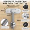 2pcs 1100lbs Load Capacity Stainless Steel Hinge Rust Resistant Farm Fence Hardware  Courtyard Gate