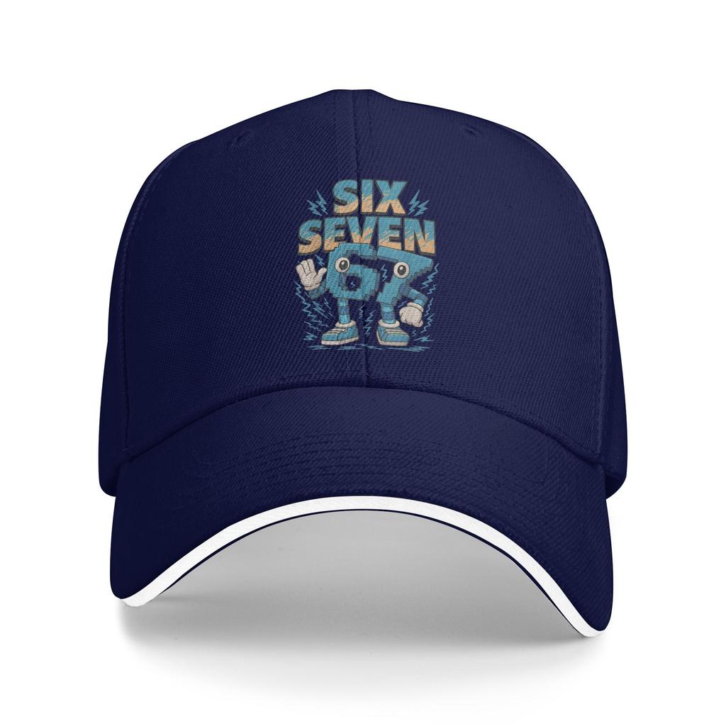 Boys Six Seven Italian Brainrot Meme 67 Baseball Cap Outdoor Sports Dropshipping Trucker Hat Men Street Style Baseball Caps