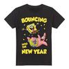 SpongeBob SquarePants Mens Bouncing Into The New Year T-Shirt
