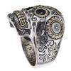 Серебро 925 Кольцо Мексиканский череп Размер 23 Крест Латунь Кольцо Череп скелета [goodvibrations] [778_23svr_2]