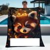 Customizable Red Panda Blanket, Soft and Warm Flannel, Digital Printing, Suitable for Sofa Bed Travel, Camping and Office Use