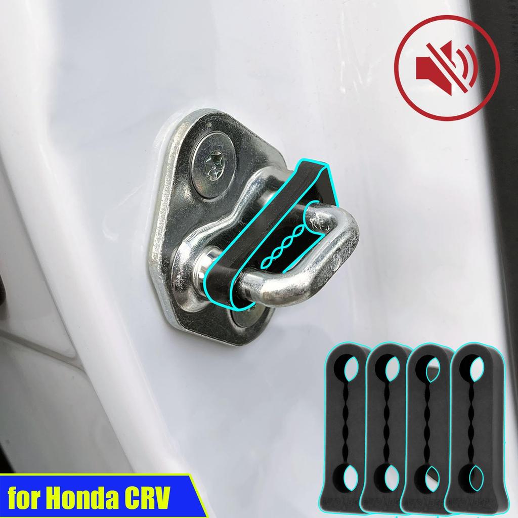 XUKEY Автомобильный дверной замок буфер демпфирующий амортизатор подходит для Honda Civic 2005-2023 Accord 2002-2023 CRV2007-2023 бесшумное закрытие звук улучшение амортизатора