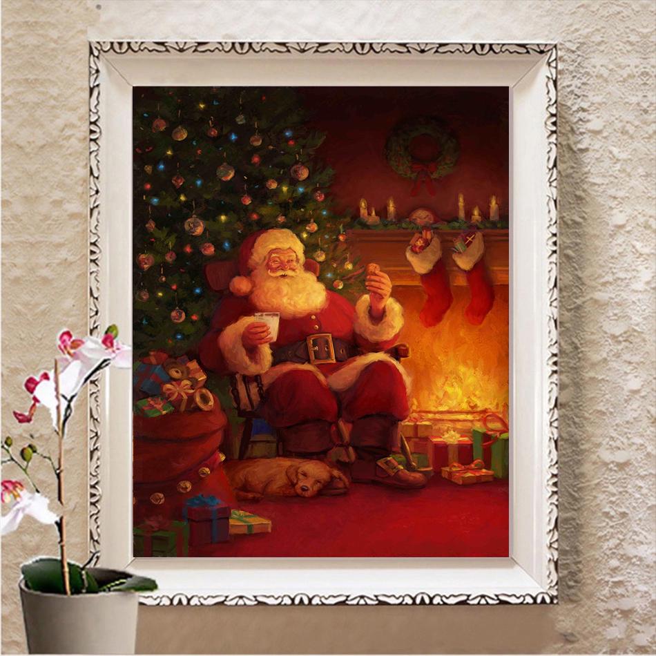 5D DIY Алмазная картина Rhinestone Art Алмазная вышивка Полная площадь Круглая дрель Украшение стены