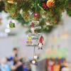 Подвеска Yousheng Christmas, прочная, многоразовая, деревянная, подвесная, для рождественской елки, для праздничного украшения дома