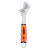 810 Inch Adjustable Wrench Multifunction Nonslip TPR Handle Spanner Auto Repair Tool(10 Inch )
