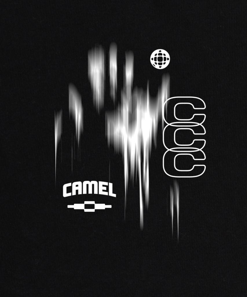 Свитшот CAMEL WORK Ccc с ручной печатью (черный)