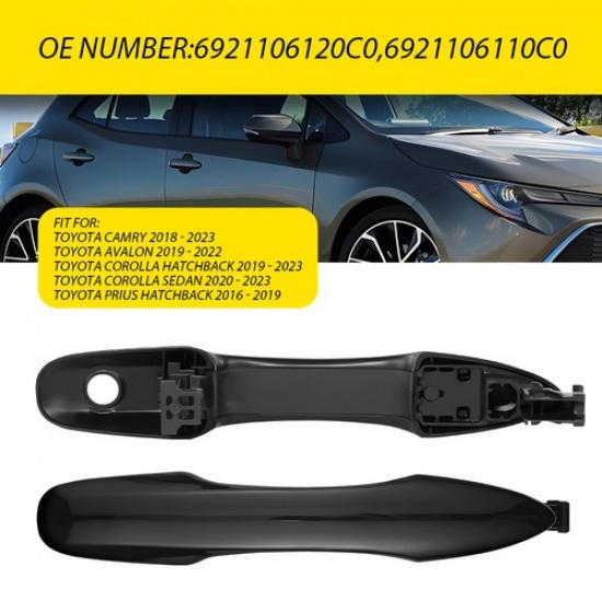2X Car Exterior Outside Outer Door Handle For Toyota Camry/Avalon/Corolla/Prius
